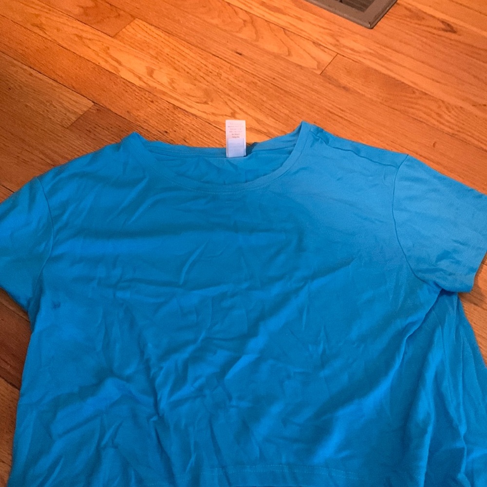 Blue oversized shirt